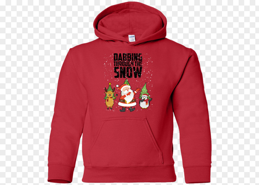 Dabbing Santa Hoodie Sweater T-shirt Outerwear PNG