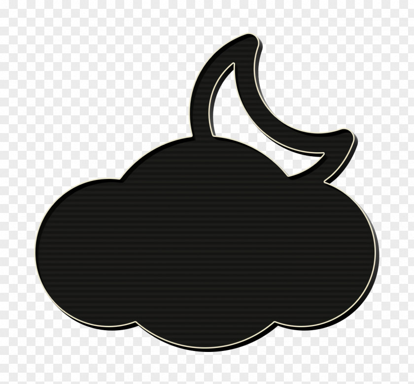 Logo Silhouette Cloud Icon Moon PNG