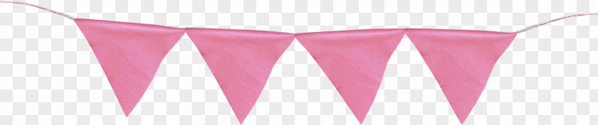 Pink Triangle Flags Petal Font PNG