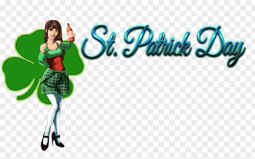 Saint Patrick's Day Name Logo Font PNG