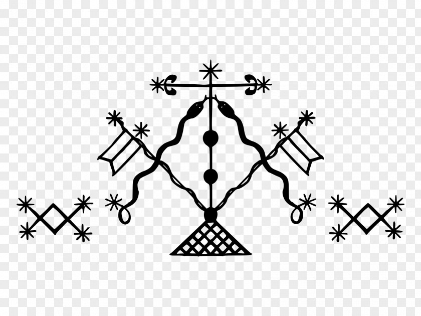 Symbol Haitian Vodou Damballa Veve Loa PNG