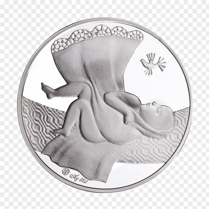 Silver Medal Coin Gift PNG