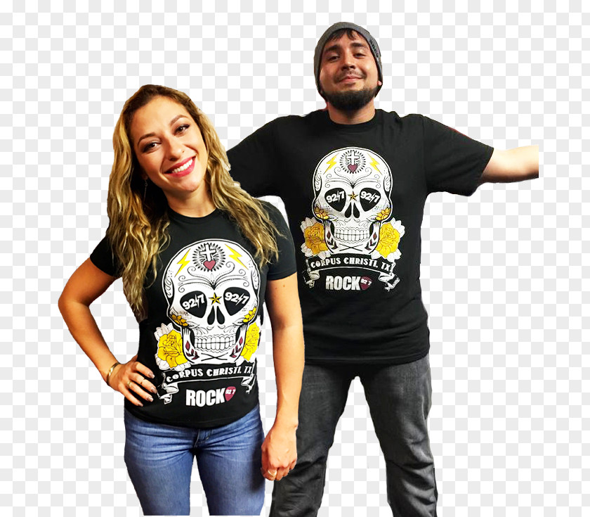 Skull Rock T-shirt Sleeve KKBA Clothing Sizes PNG