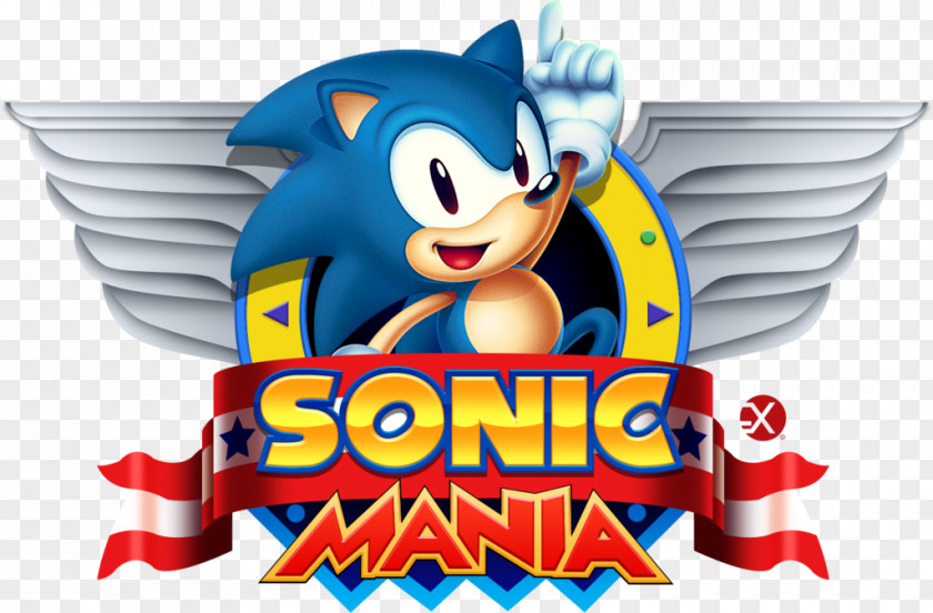 Sonic Mania Logo Shadow The Hedgehog Brand Font PNG