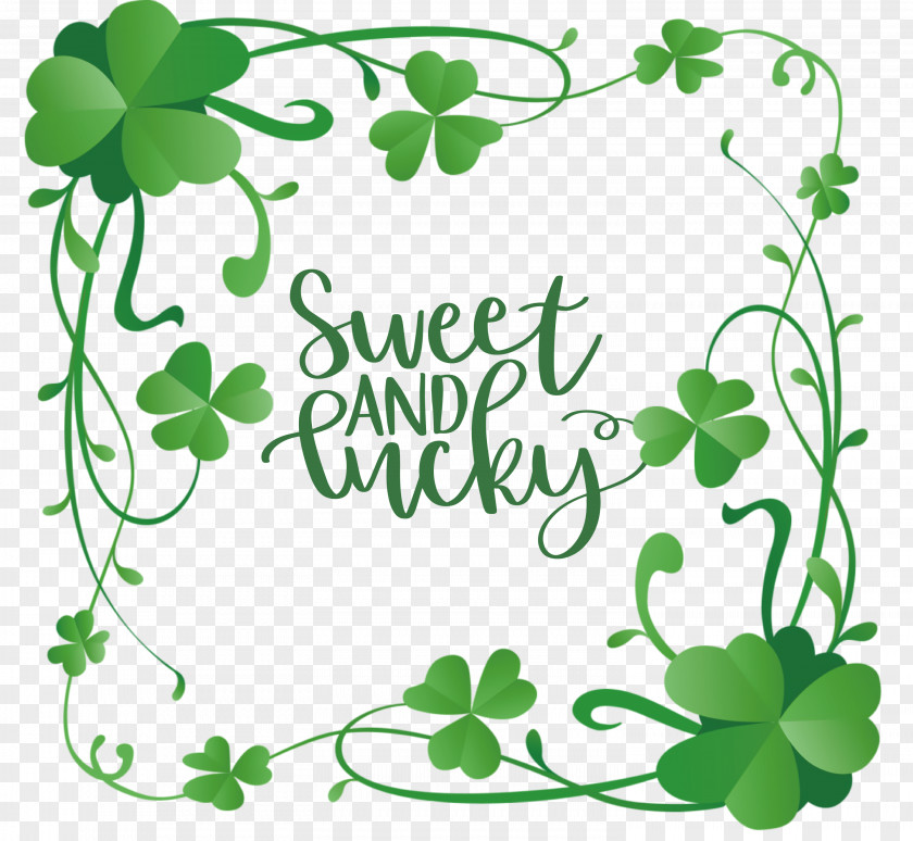 Sweet And Lucky St Patricks Day PNG