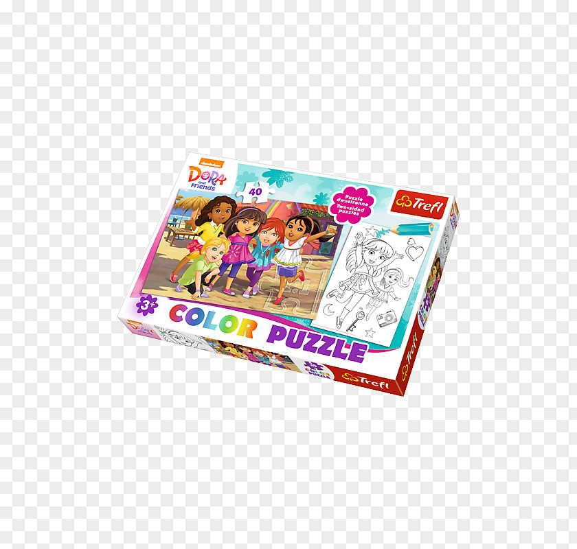 Dora And Friends ProducerToy Jigsaw Puzzles Toy Trefl 40pcs Color Puzzle PNG