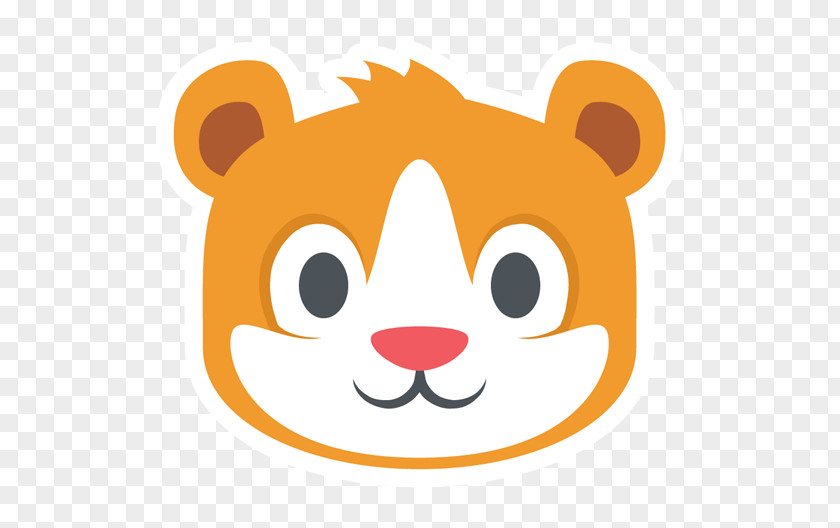 Hamster Emoji Face Clip Art PNG