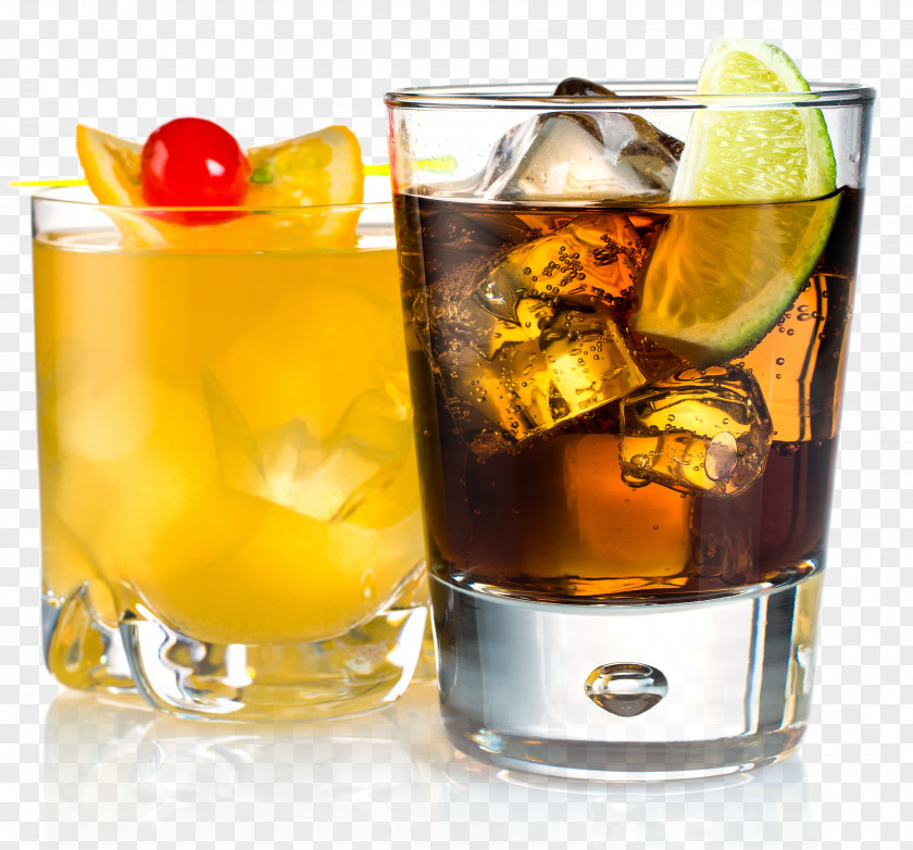 Iced Cola Orange Juice 2 Drinks Coca-Cola Cocktail Carbonated Drink Water PNG