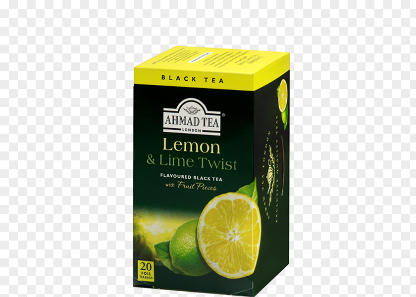 Lemon Twist Earl Grey Tea English Breakfast Ahmad Green PNG