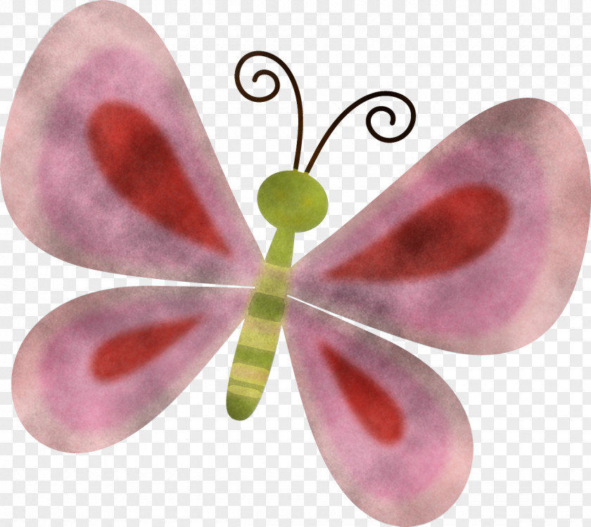 Pink Insect Butterfly Moths And Butterflies Dragonflies Damseflies PNG