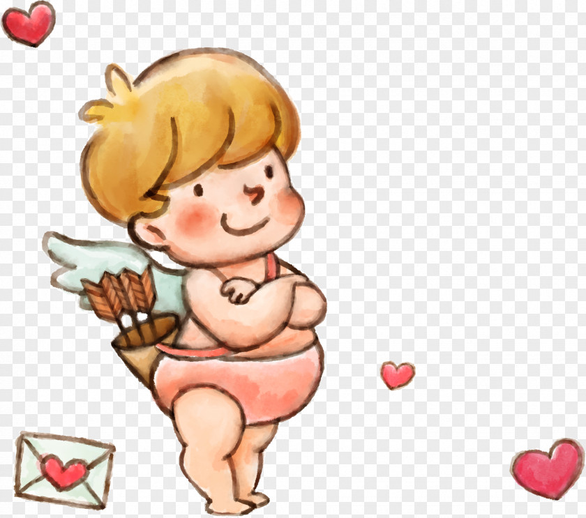Valentines Day Love Little Angel PNG