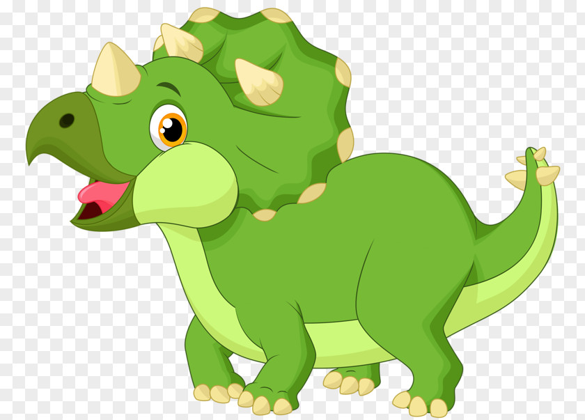 Cartoon Dinosaur Triceratops Infant Tyrannosaurus PNG