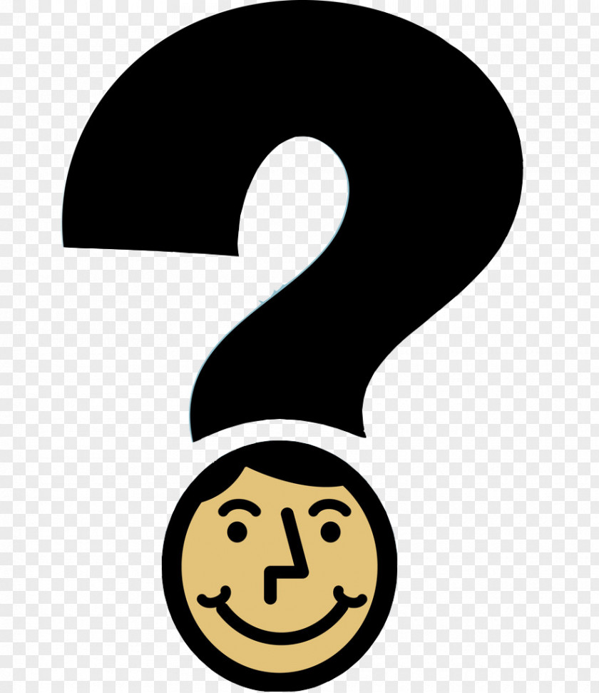 Cartoon People Face A Question Mark PNG