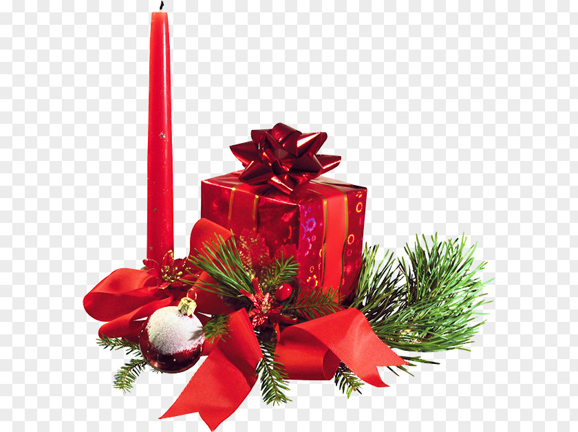 Christmas Candles Table Decoration Centrepiece PNG