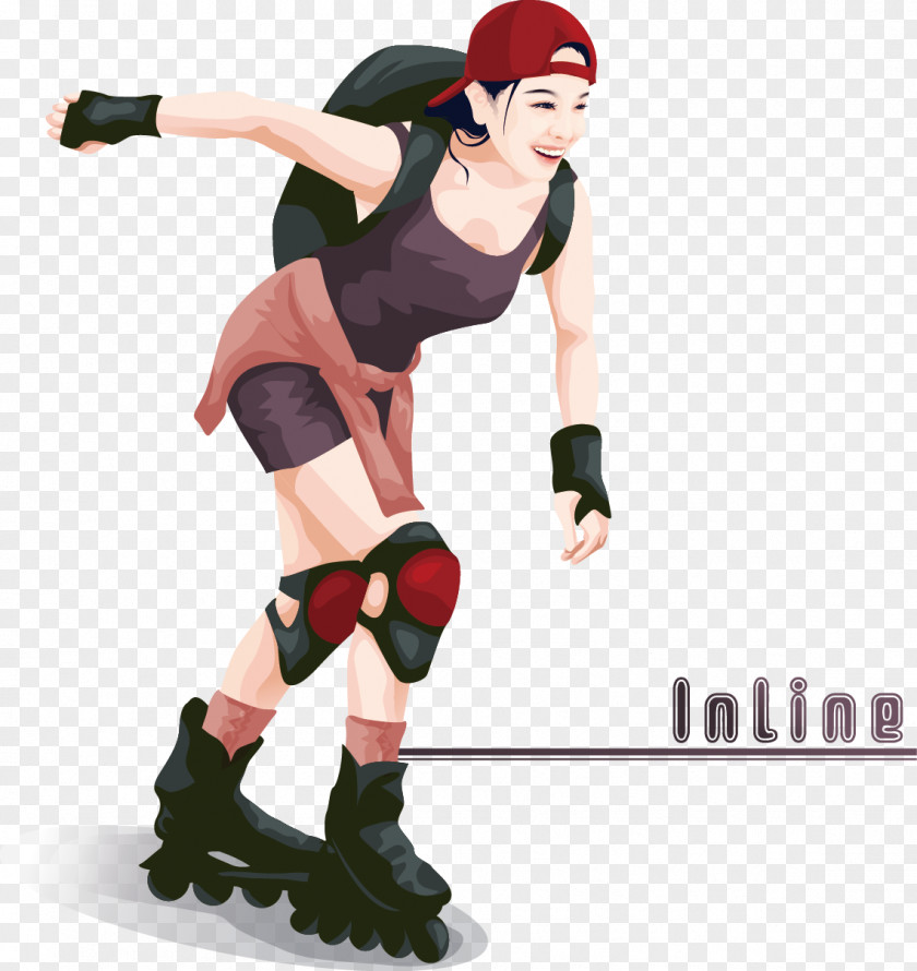 Roller Skating Euclidean Vector Skates Ice Skateboarding PNG