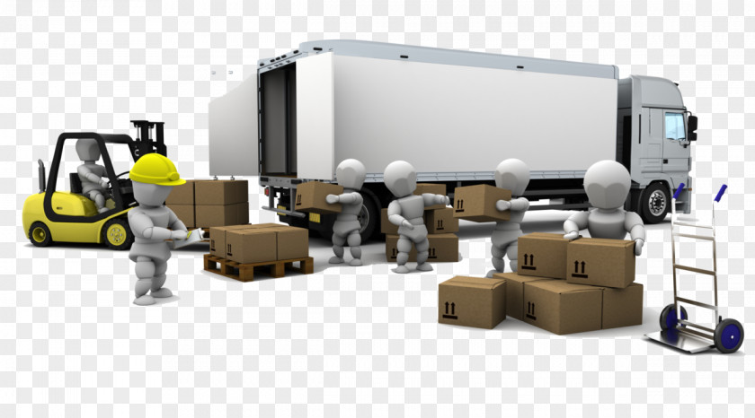 Truck Forklift Pallet Transport Cargo PNG