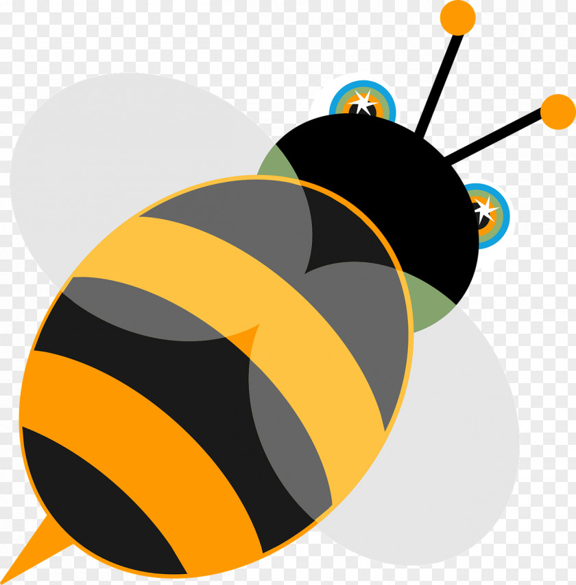 Bee Bumblebee Insect Pollen Honey PNG