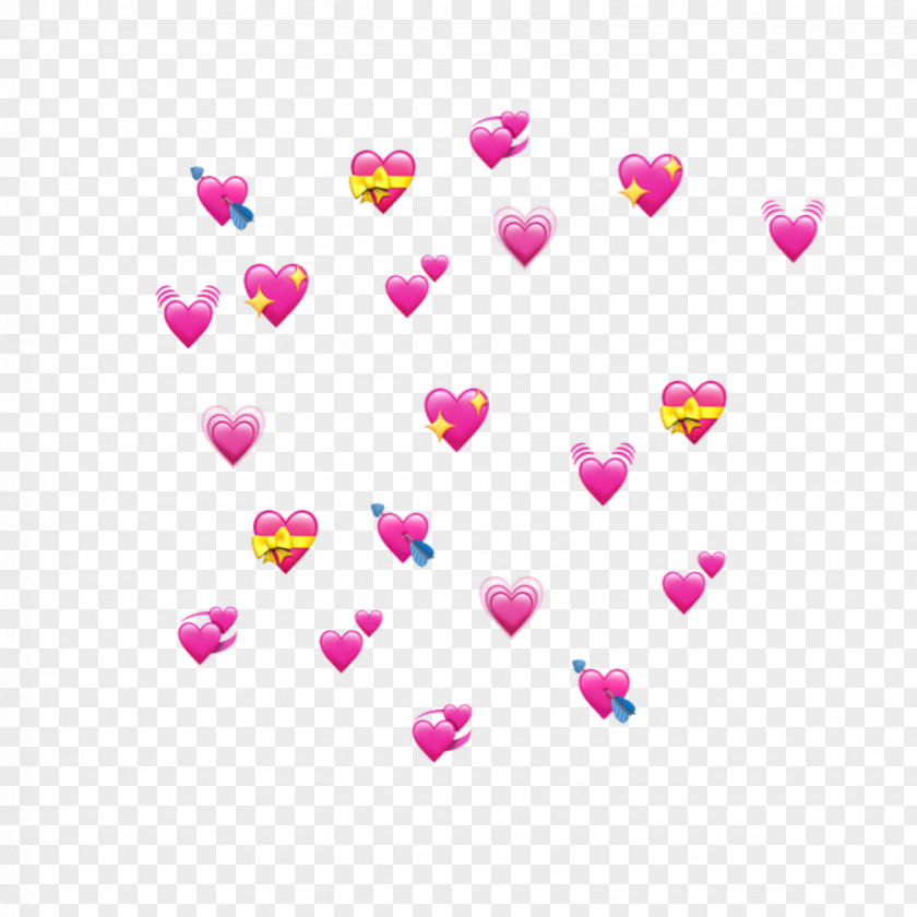 Emoji Heart Image Sticker PNG
