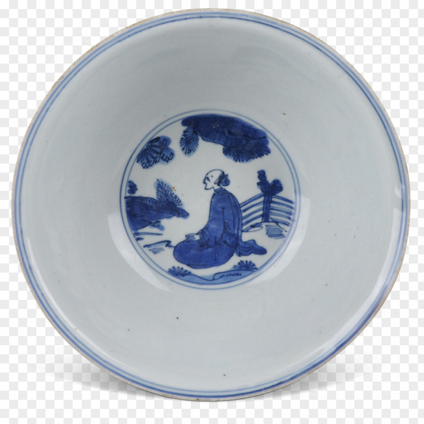 Plate Blue And White Pottery Ceramic Cobalt Saucer PNG