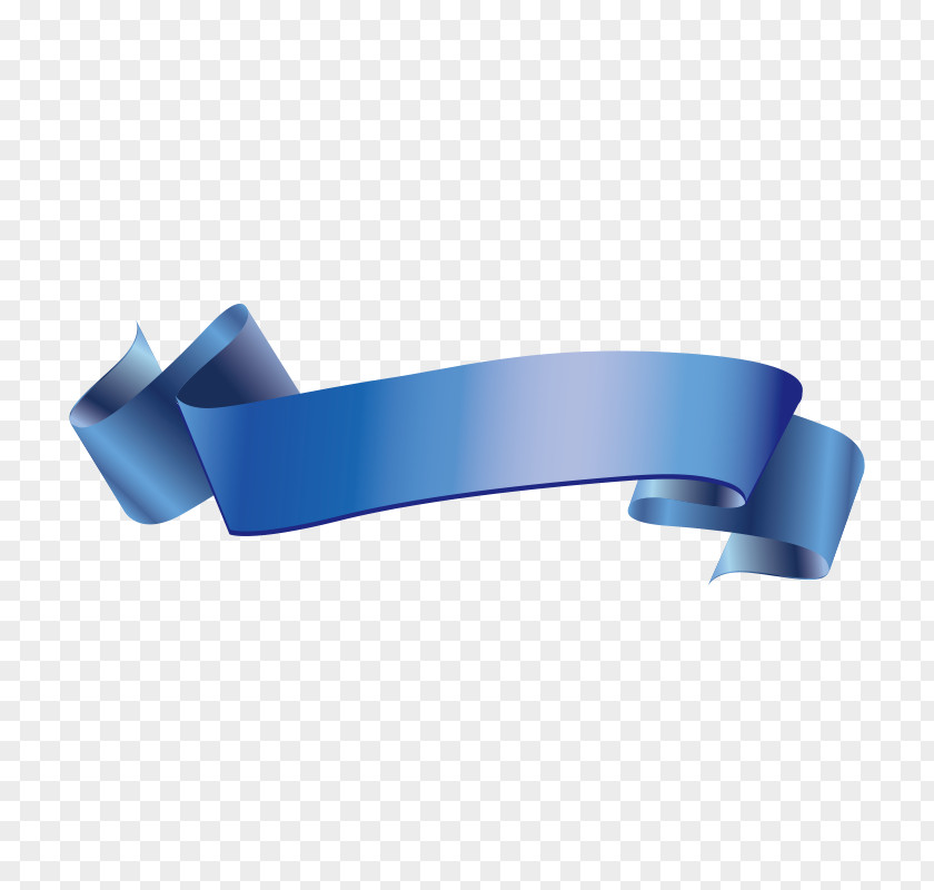 Vector Blue Ribbon High-definition Television PNG