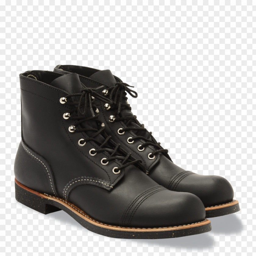 Boot Motorcycle Red Wing Shoes Goodyear Welt PNG