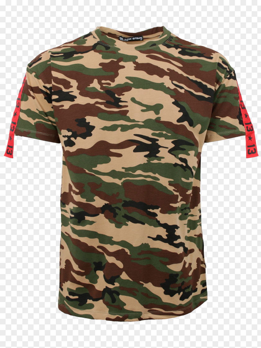 Camo T-shirt Military Camouflage Clothing Sizes PNG