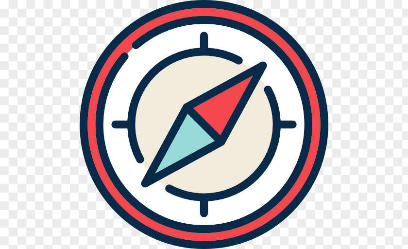 Compass Navigation Icon PNG