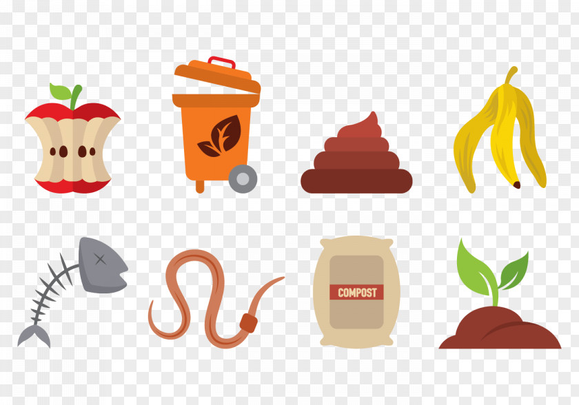 Compost Banner Vector Graphics Clip Art Illustration PNG