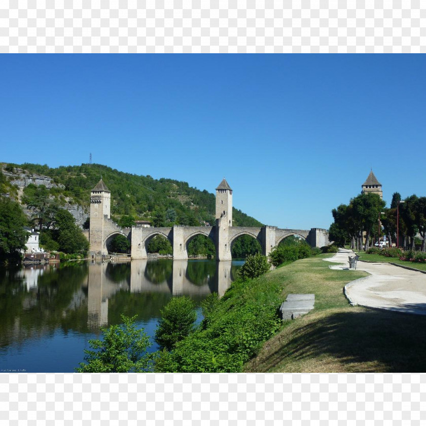 Le Pont Du Gard Valentré Quercy Lot Figeac Camping La Cheneraie PNG