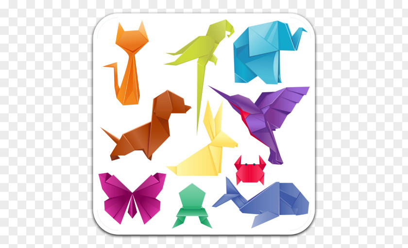 Origami Paper Thousand Cranes PNG