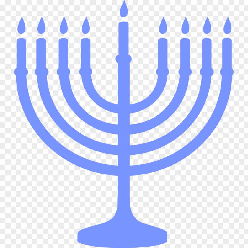 Silhouette Menorah Hanukkah Clip Art Vector Graphics PNG