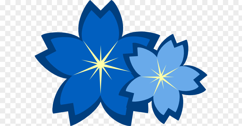 Blue Cliparts Flower Clip Art PNG