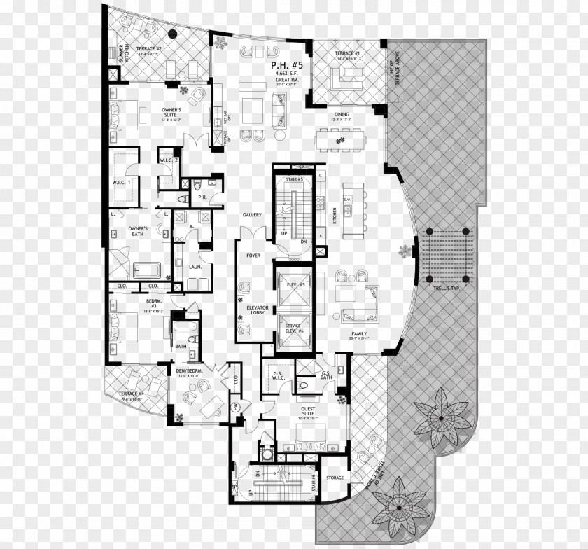 Design Floor Plan Product Square Pattern PNG