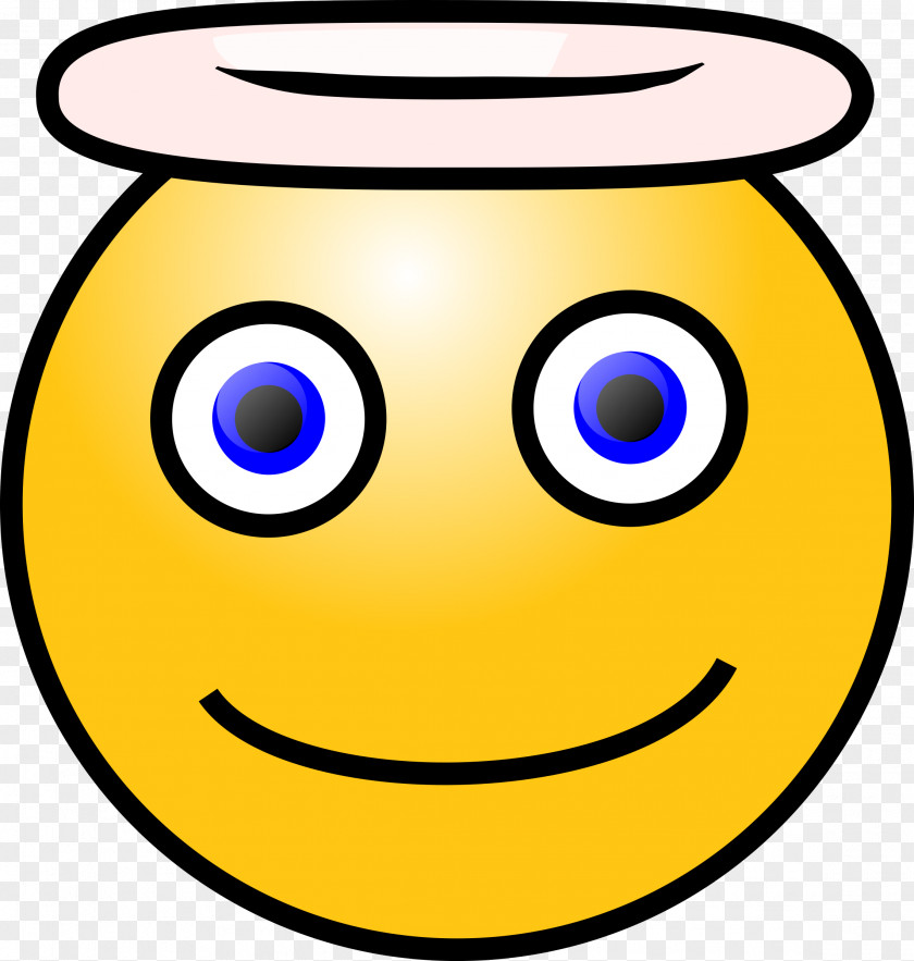 Angel Smiley Emoticon Clip Art PNG