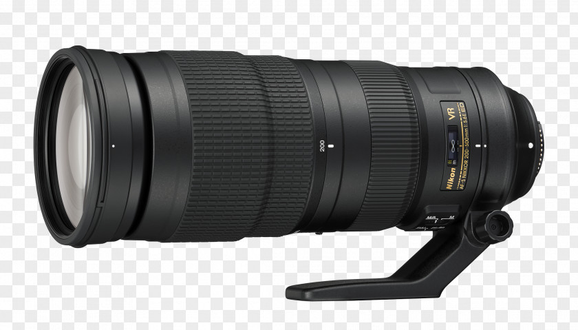 Camera Lens Nikon AF-S DX Nikkor 35mm F/1.8G 200-500mm F/5.6E ED VR Telephoto PNG
