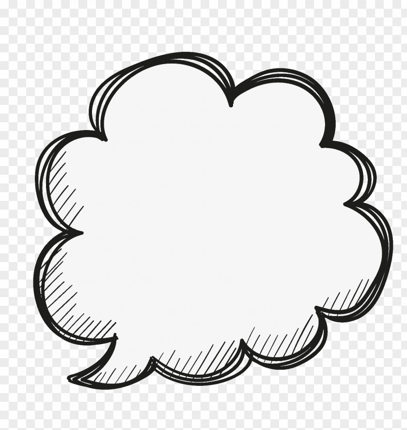 Cloud Mushroom Drawing Speech Balloon PNG