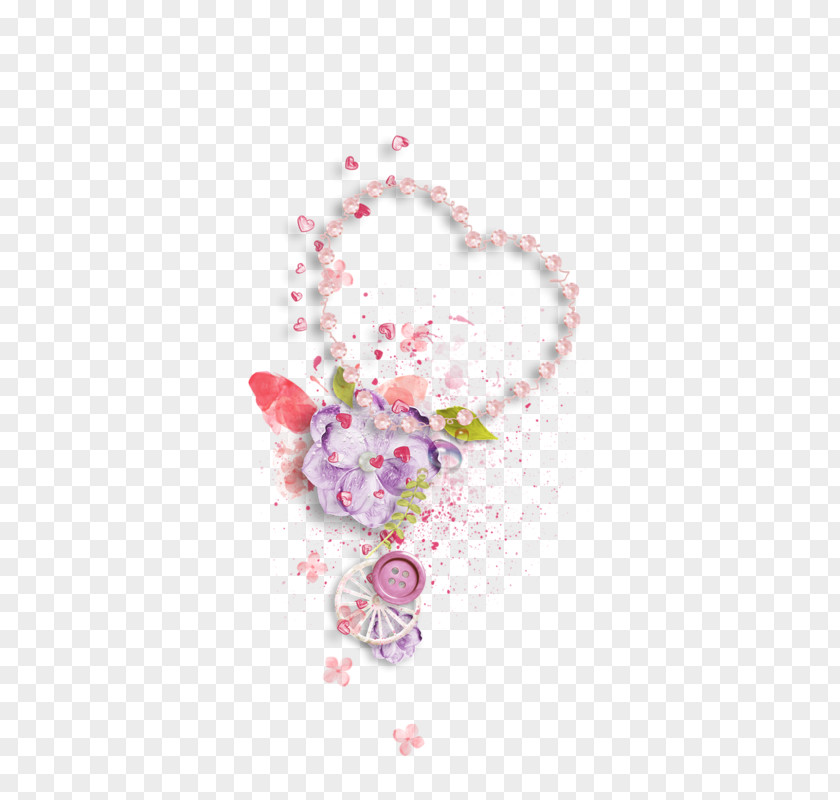 Flower Petal Floral Design Necklace Body Jewellery PNG