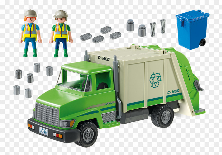 Garbage Truck Car Playmobil Recycling PNG