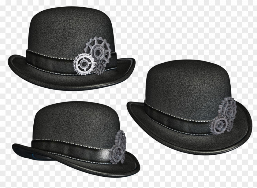 Hat Fedora Steampunk Bowler Cap PNG