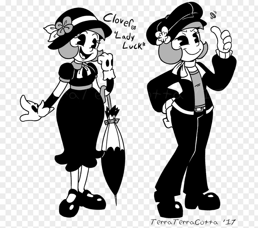 Lady Luck Drawing Bendy And The Ink Machine Clip Art Artist PNG