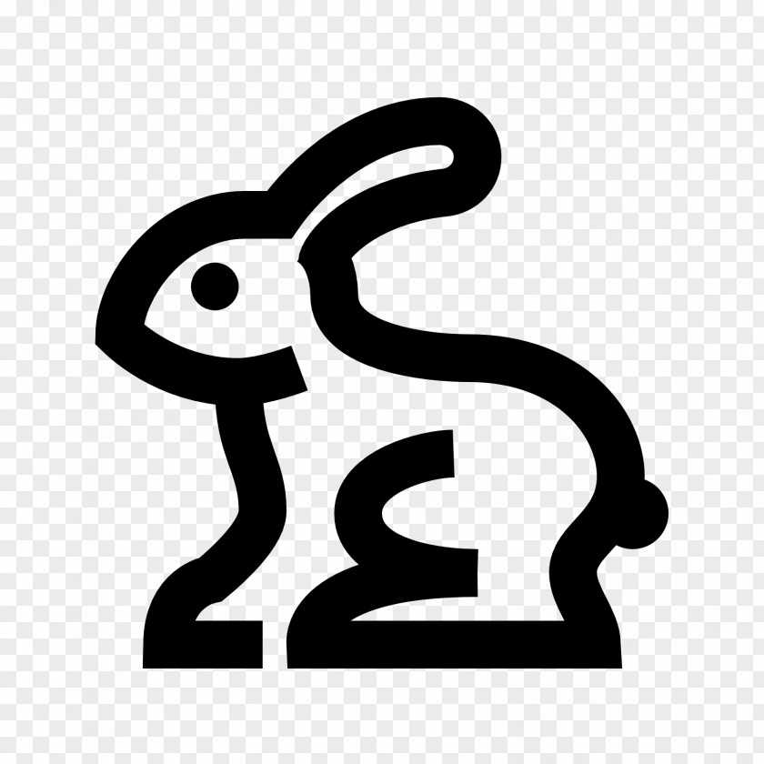 Rabit Easter Bunny Font PNG