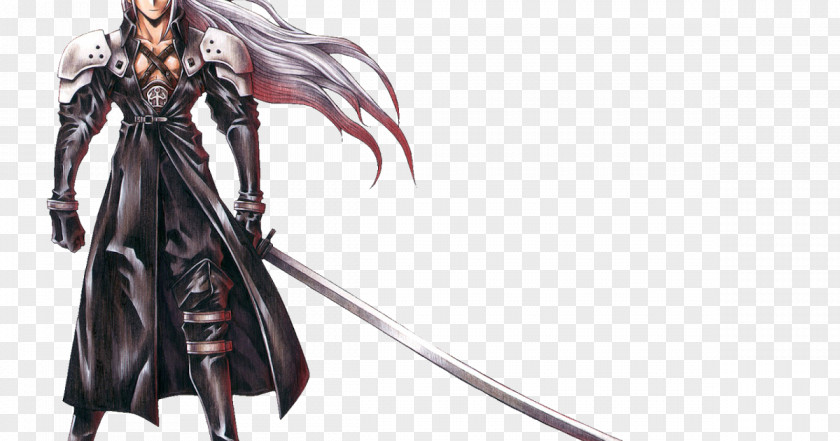 Villain Thinking Final Fantasy VII Dissidia Sephiroth Aerith Gainsborough Cloud Strife PNG