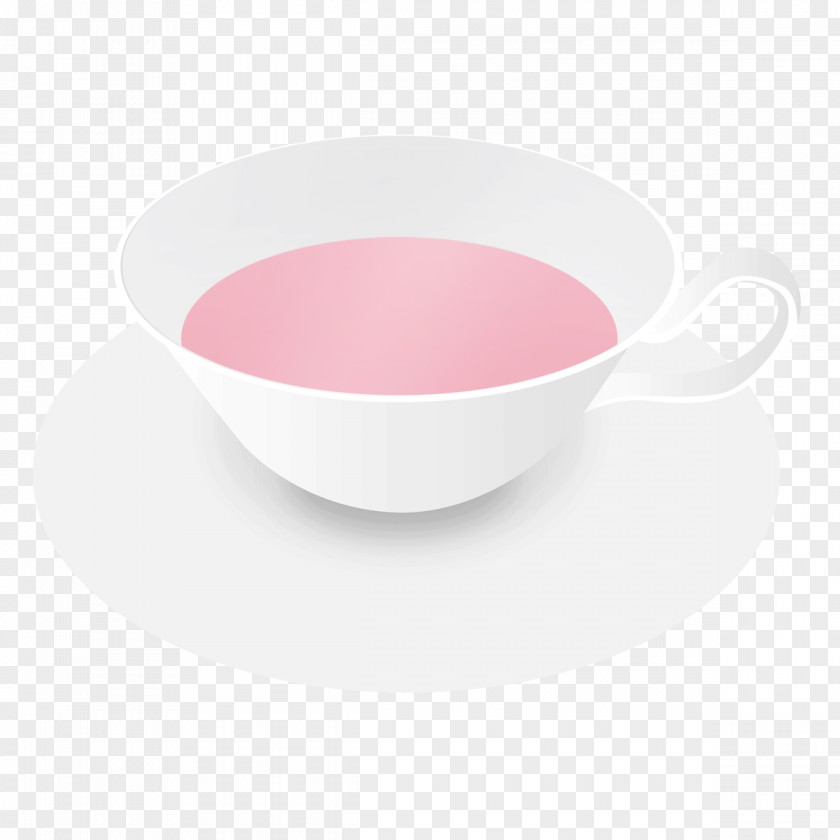 A Strawberry Flavored Drinks Coffee Cup Saucer Bowl PNG