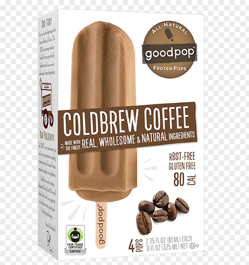 Ice Cream Cold Brew Pop GoodPop Coffee PNG