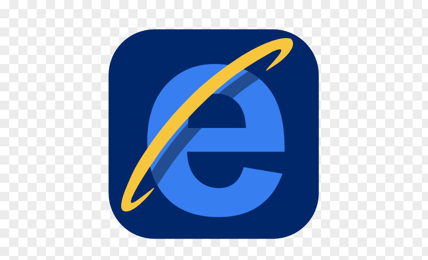 Internet Ie Electric Blue Symbol Trademark PNG