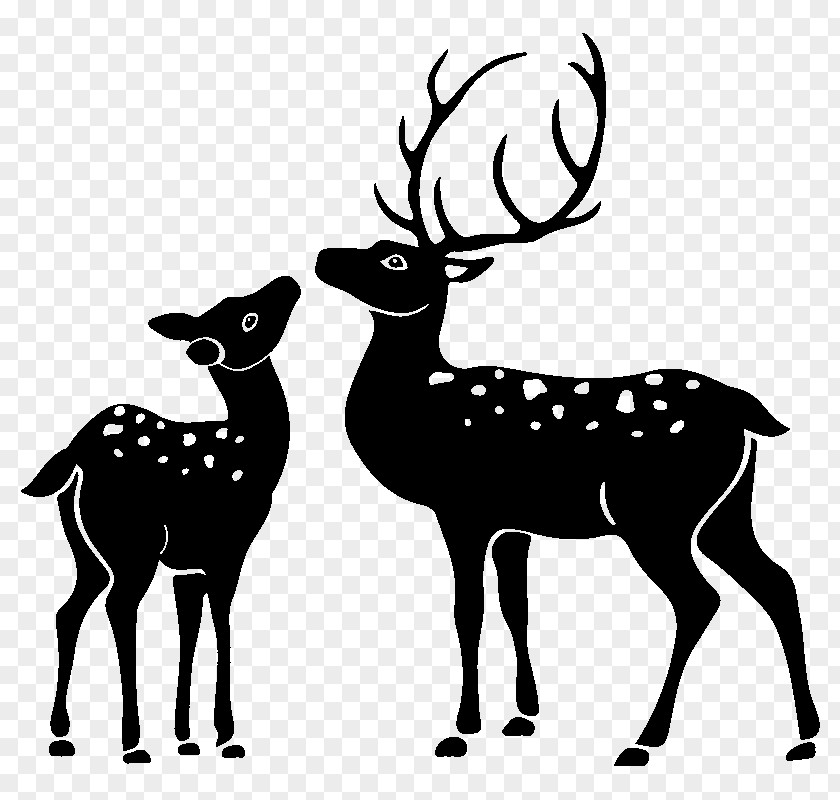 White Deer Sticker Silhouette PNG