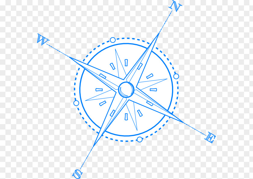 Compass Blue Clip Art PNG
