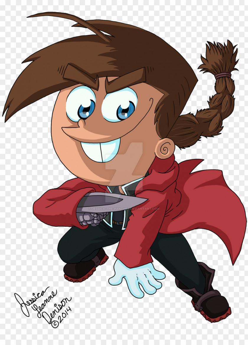 Elric Timmy Turner Cosmo Fan Art PNG