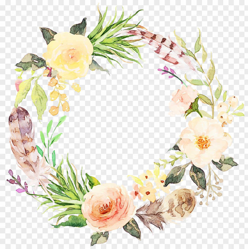 Plant Flercz Floral Wedding Invitation Background PNG