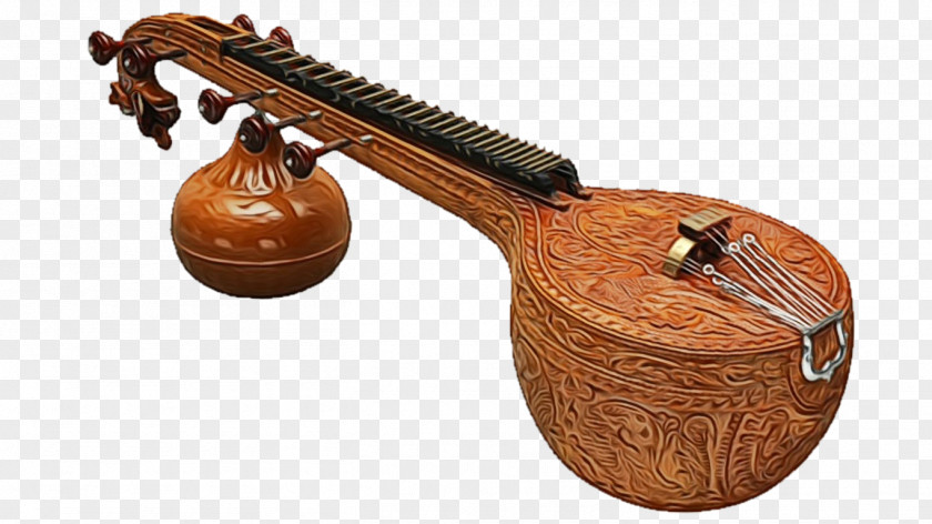 Saraswati Veena String Instruments Musical Plucked Instrument PNG
